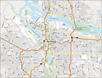 Portland Oregon Map - GIS Geography