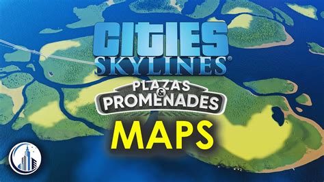 the best cities skylines dlc maps plazas and promenades youtube