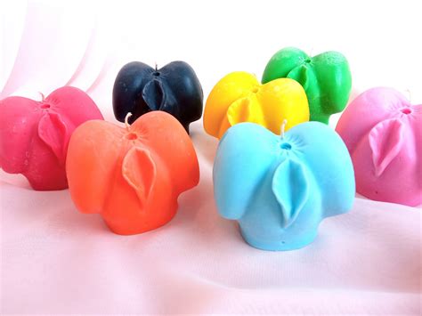 Pussy Scented Soy Wax Candle Multicolor Pussy Dick Etsy