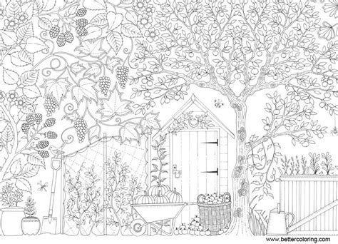 Printable Adult Coloring Pages Secret Garden