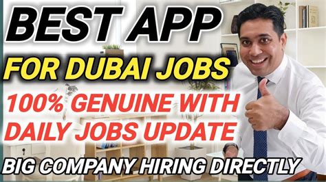 How To Find Jobs In Dubai Dubai Jobs 2022 Youtube