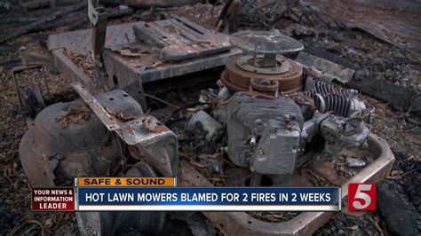 Fire Crews Warn About Fire Danger From Hot Lawn Mowers Youtube
