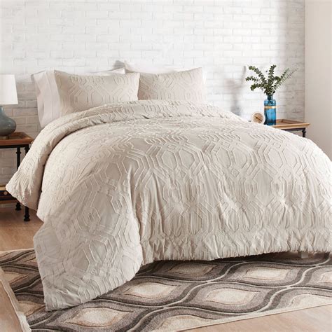 Better Homes And Gardens Full Or Queen Clipped Jacquard Comforter Set 3