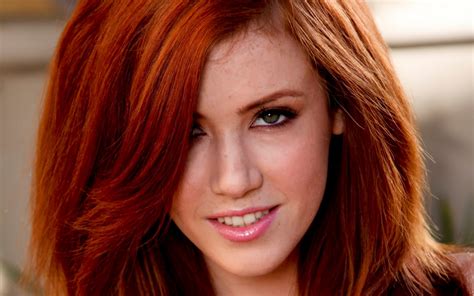 Wallpaper Face Women Outdoors Redhead Model Long Hair Smiling