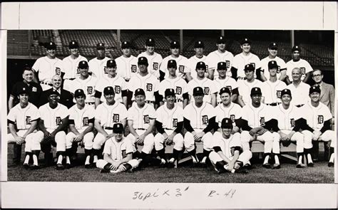 Lot Detail 1971 Detroit Tigers Team Photo The Sporting News