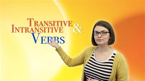 Transitive And Intransitive Verbs English Language Grammar