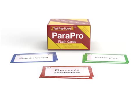 Buy Paraprofessional Flash Cards Parapro Assessment Study Guide