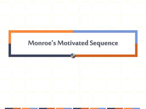 Monroes Motivated Sequence Ppt