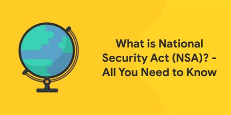 Know Everything About National Security Act Nsa Entri Blog