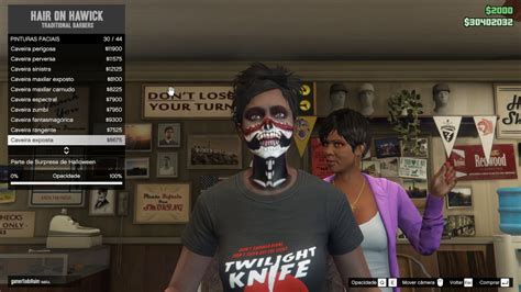 Grand Theft Auto V Online All Halloween Face Paints 2017 Youtube
