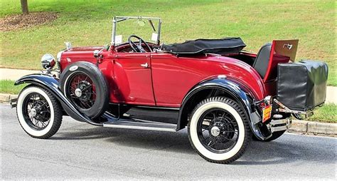 1930 Ford Model A Rumble Seat Roadster In Restored Condition