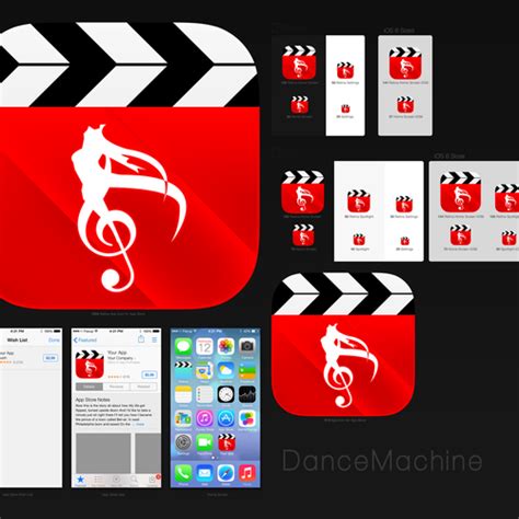 The video covers the 6 best apps to add music to videos. Icon for Music Video Making iOS App | Icon or button contest