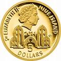 5 Dollars - Elizabeth II (Charles I, Duke of Münsterberg-Oels) - Niue ...