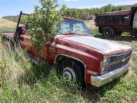 1984 Chevrolet Rear Wheel Drive Flatbed Truck Roller Auctions