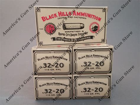 Black Hills 32 20 115gr Fpl Cowboy Americas Gun Store Llc