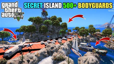 Gta 5 My High Security Secret Island With 500 Bodyguards