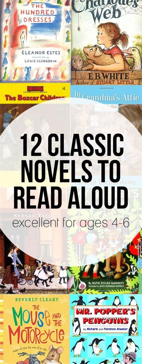 Classic Novels To Read Aloud For Kindergarten And Those Aged 4 6