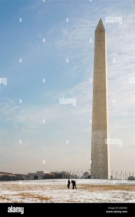 The Washington Monument An Obelisk Washington Dc Usa America Stock