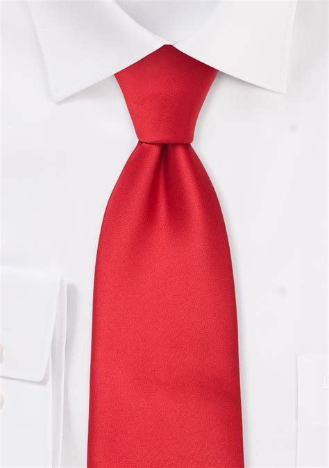 solid color ties bright red necktie cheap