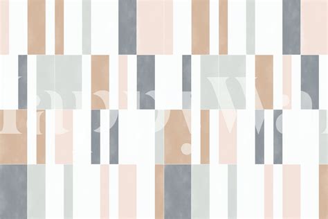 Muted Pastel Tiles One Wallpaper Happywall