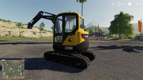 Volvo Mini Excavator V10 Fs19 Farming Simulator 19 Mod Fs19 Mod