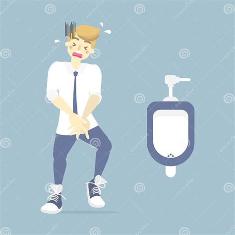 Man Needing To Urinate And Holding His Pee Health Care Concept Health