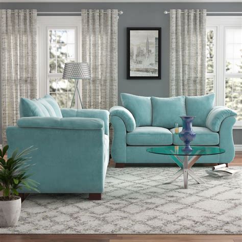 10 Colorful Living Room Sets