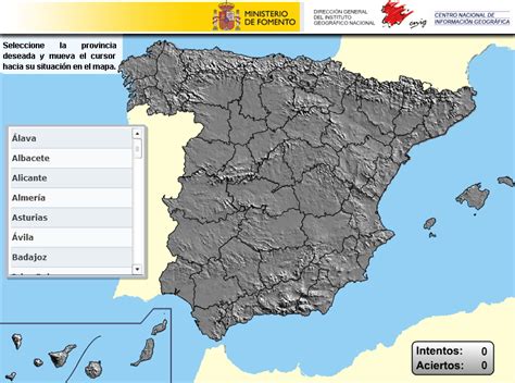Mapa Interactivo De España Provincias De España Puzzle Didactalia