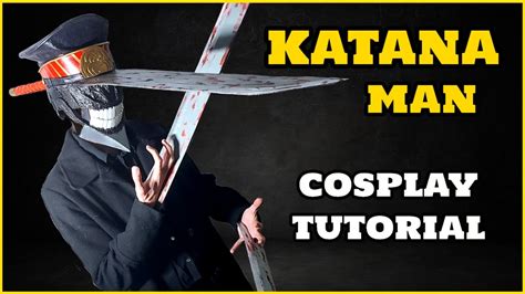Katana Man Cosplay Chainsaw Man Cosplay Tutorial Youtube