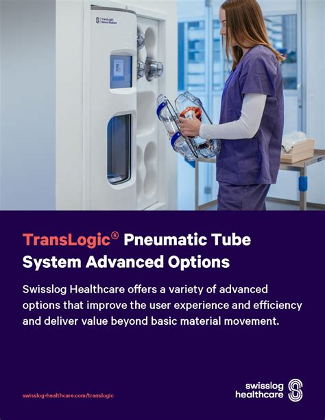 Swisslog Healthcare On Linkedin Translogic Pneumatic Tube System