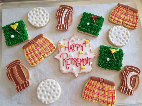 At zazzle, we offer a wide variety of options to choose from such as size, orientation, type and shape. Golf Themed Retirement Cookies (With images) | Cookies ...