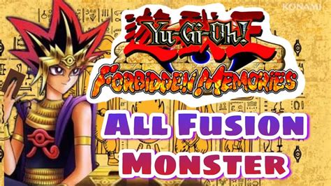 All Fusion Yugioh Forbidden Memories Part Ii Youtube