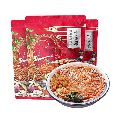 Wholesale Chinese Famous Liziqi Instant Noodles Sweet Potato Noodles