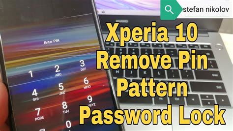 Sony Xperia I Xa Remove Pin Pattern Password Lock Youtube