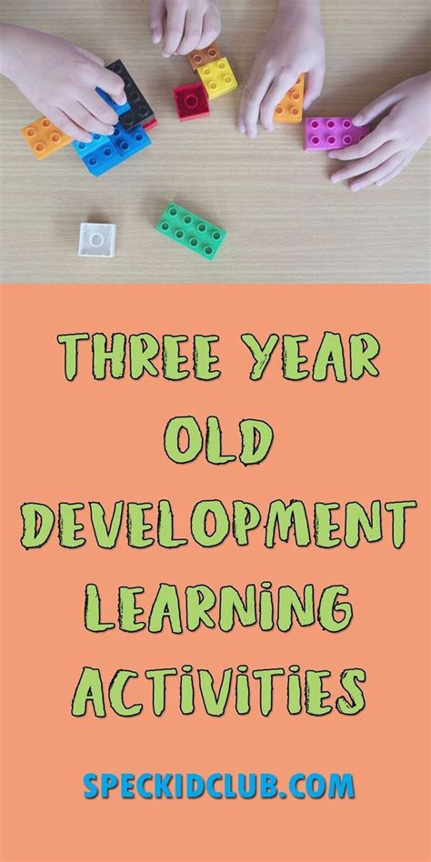 Three Year Old Development Learning Activities Learning Activities 3