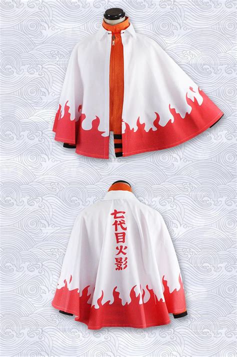 Anime Halloween Naruto Hokage 7th Uzumaki Boruto Cosplay Costume Cloak