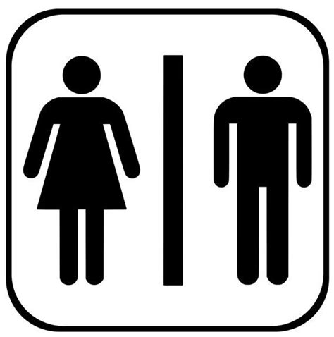 Men Women Restroom Decal Bathroom Sign Restroom Sign Etsy Bathroom