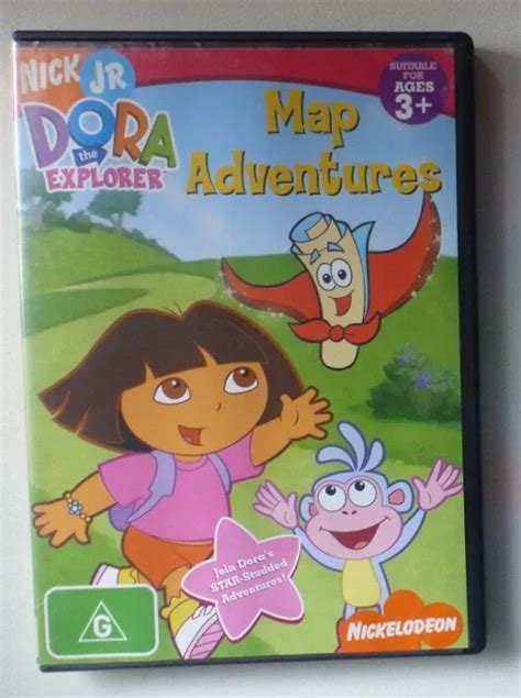 Dora The Explorer Map Adventures Dvd Region 4 Cartoon Nickelodeon