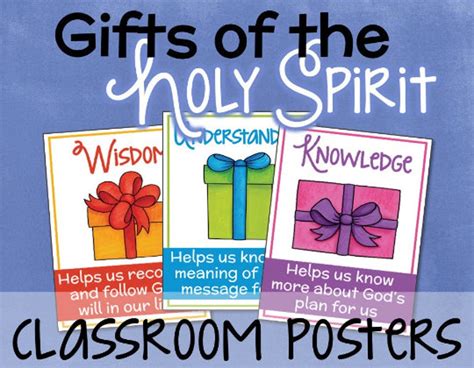 Ts Of The Holy Spirit Posters For Kids Instant Download Etsy