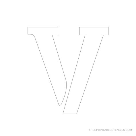 printable 4 inch letter stencils a z
