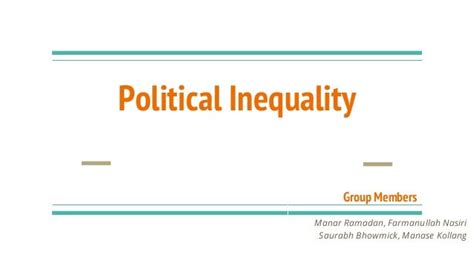 Political Inequality