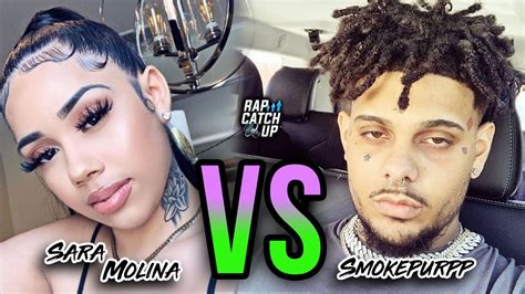 Smokepurpp Roasts 6ix9ine S Bm Sara Molina On Live She Responds Youtube