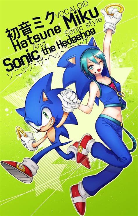 Sonic And Hatsune Miku Hatsune Miku Vocaloid Hatsune Miku Imágenes