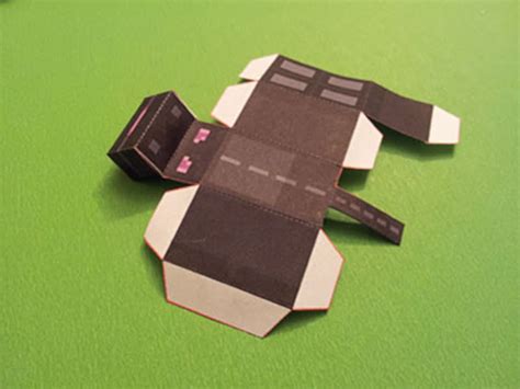 Pixel Papercraft Mini Ender Dragon