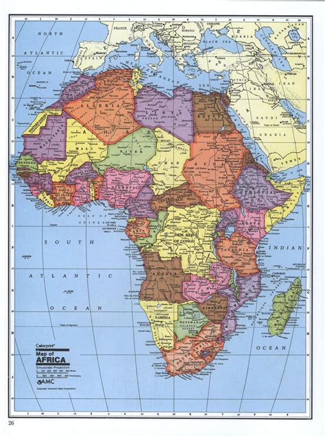 Detailed Clear Large Political Map Of Africa Ezilon Maps Gambaran