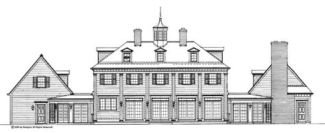 Https://tommynaija.com/home Design/colonial Plantation Home With Two Chimneys Floor Plan