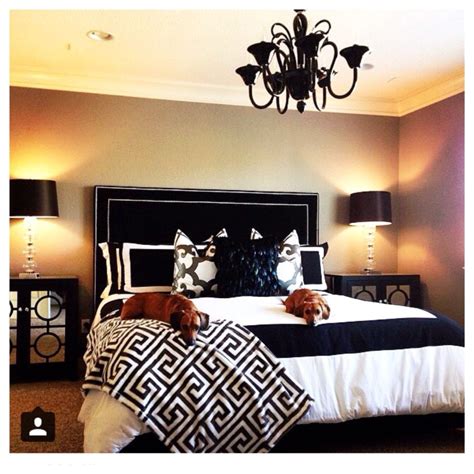 Black And White Master Bedroom Home Bedroom Home Decor Bedroom