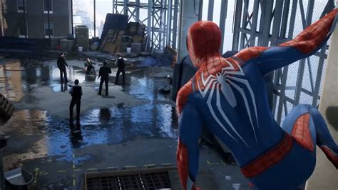 New Spider Man Gameplay On Ps4 Incredible Visuals In New Spiderman Trailer From E3 2017 Youtube