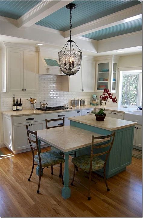 Stunning Small Island Kitchen Table Ideas Home To Z Kitchen Dining