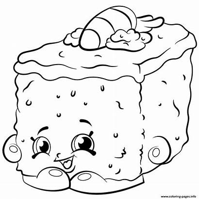 Shopkins Coloring Pages Cake Carrot Bakery Season